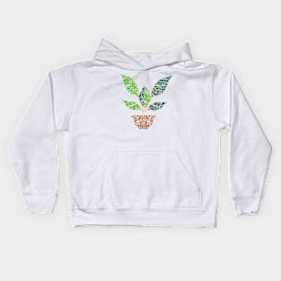 Flowerpot mandala Kids Hoodie